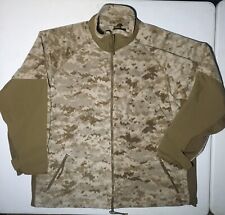 USMC Desert MARPAT Camo Polartec Jacket Wind Pro Fleece XL Regular Extra Large picture