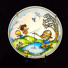 Vintage Joan Walsh Anglund March Month Plate Walter W. Germany 7.75” picture