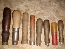 Vintage Wooden Tool Handles Lot of 8 for files, chisels, and garden tools Farm  picture