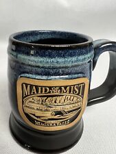 MAID OF THE MIST  Coffee Mug  SUNSET HILLS STONEWARE  Niagara Falls HANDMADE USA picture