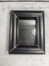 Thick Black Leather Picture Frame 10x8 - Holds 6