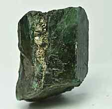 44 Carat Natural Deep Green Colour Emerald Crystal Combined With Pyrite picture