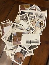 LOT OF 100 ORIGINAL CANADIAN OLD B+W COLOR PHOTOS  VINTAGE SNAPSHAPSHOTS 50s-70s picture