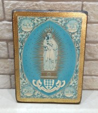 Antique Icon var dadizeele Very Rare Maria Hold Jesus 4stages Transfer to heaven picture