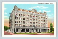 Gainesville TX, Turner Hotel, Texas Vintage Postcard picture