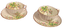 Vintage Radfords England Bone China Teacup And Saucer  set of two  rare offering picture