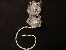 Christmas Angel Playing Flute  Figurine Lightup plugs into standard wire 5