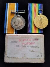 Genuine WW1 War & Victory Medals Sapper Granfield Royal Engineers Full Size picture