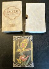 Sealed Vintage Antique Playing Cards Congress Papillon USPC Imported Duty Paid  picture