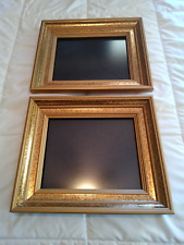 Pair Of Larger Size Gold Picture Frames-8X10 Photo Size picture