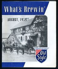 Old Style G. Heileman Brewing Co. La Crosse WI. Promo 1959 Company Newsletter picture