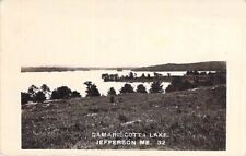Damariscotta Lake, Jefferson, Maine, RPPC picture