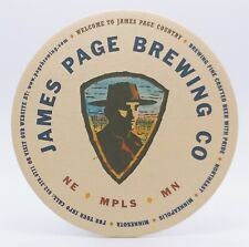 James Page Brewing Company Beer Coaster Minneapolis Minnesota-R458 picture