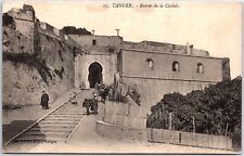 VINTAGE POSTCARD ENTRANCE TO THE CASBAH AT TANGIER MOROCCO c. 1910s picture