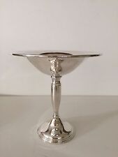 Vintage Empire Silver Clad Weighted Footed Compote Bon Bon Dish, 6 1/4