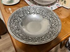 The Wilton Co. Pewter Bowl Sunflower Design picture