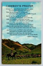 Cowboy's Prayer Posted Vintage Posted 1970 Albuquerque New Mexico Postcard picture