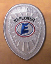 BSA: SILVER EXPLORER BREAST BADGE PATCH picture