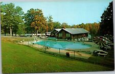 Postcard Washington DC MD Strickland's Motor Lodge and Restaurant Swimming Pool picture