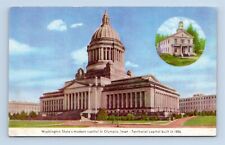 Washington States Modern Capitol In Olympia Divided Back Postcard Unposted picture