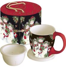Lang Snowman Family Mug Set - Susan Winget - Christmas - New - Fast Shipping picture