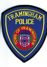 Town of Framingham (Middlesex County) MA Massachusetts Police patch - NEW picture