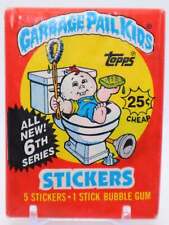 1986 Topps Garbage Pail Kids Series 6 Trading Cards Wax Pack picture