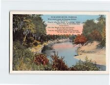 Postcard Poem About Suwanee River Florida USA picture