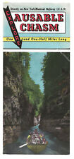 c. 1950s Ausable Chasm Brochure-Adirondack Mountains-New York State picture