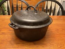 VTG Unmarked Wagner Ware Cast Iron Dutch Oven with Lid picture