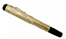 RARE MONTBLANC N 2 585 GOLD OCTAGONAL FOUNTAIN PEN GERMANY 1930 SARASTRO picture