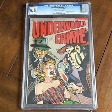 Underworld Crime #7 (1953) - Classic Crime and Torture Cover - CGC 5.5 picture