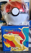 Pokémon CHARIZARD 23k Gold Plated Trading Card & Pokeball Sealed NIP picture