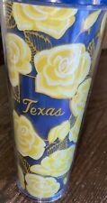 Starbucks Yellow Rose of TEXAS Tumbler Venti Cup 24oz  Series Collector Cup picture