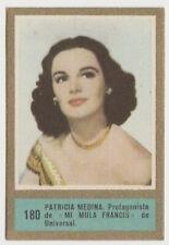 Patricia Medina 1952 Fernando Fuentes Tobacco Card #180 Fedora Film Star E5 picture