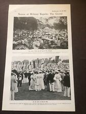 1905 bystander print - scenes at molesey regatta : the crowd picture