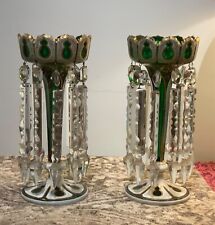 Antique Baccarat Pair of Crystal Lusters. XIX Century. picture
