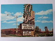 Postcard The Sands Hotel Sign Danny Thomas Las Vegas Nevada  picture
