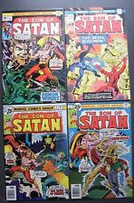 SON OF SATAN Lot of 4 Comics 2 3 4 5 Marvel Mid-High Grade 1976 picture