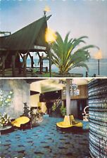 1966 CA Monterey Outrigger Tiki Polynesian Restaurant MINT 4x6 postcard CT38 picture