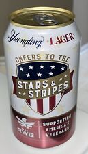 Yuengling Beer Can Pottsville Pennsylvania Empty Patriotic Stars & Stripes Vets picture