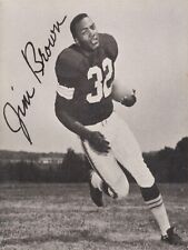 American Football Player Jim Brown Facsimile Autograph Picture Photo Print 4x6 picture