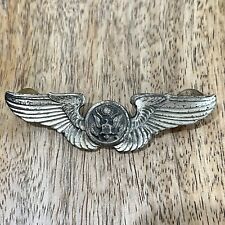 VINTAGE WW2 Air Crew USA Army Air Force Sterling Wings Badge Pin 3