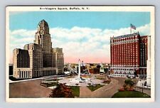 Buffalo NY-New York, Niagara Square, Antique, Vintage Souvenir Postcard picture