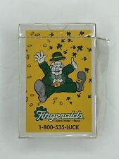 NIP Vintage Fitzgeralds Casino Hotel Reno Nevada Leprechaun Playing Cards Sealed picture