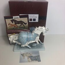 Trail Of Painted Ponies Winter Ballet Figure Figurine 1E/1518 Horse Blue White picture