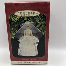 Vintage Hallmark Keepsake Ornament Wedding Day Barbie Collector's 4th in Series picture