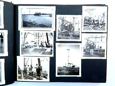 1920's - 1950's Oil Well Drilling Photograph Album ATLANTIC OIL 225+ Photos picture