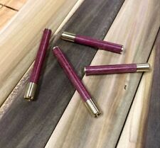 Individual Exotic Purpleheart Wood & Brass 3