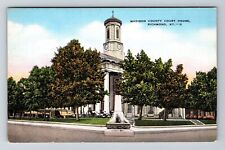 Richmond KY-Kentucky, Madison County Courthouse Vintage Souvenir Postcard picture
